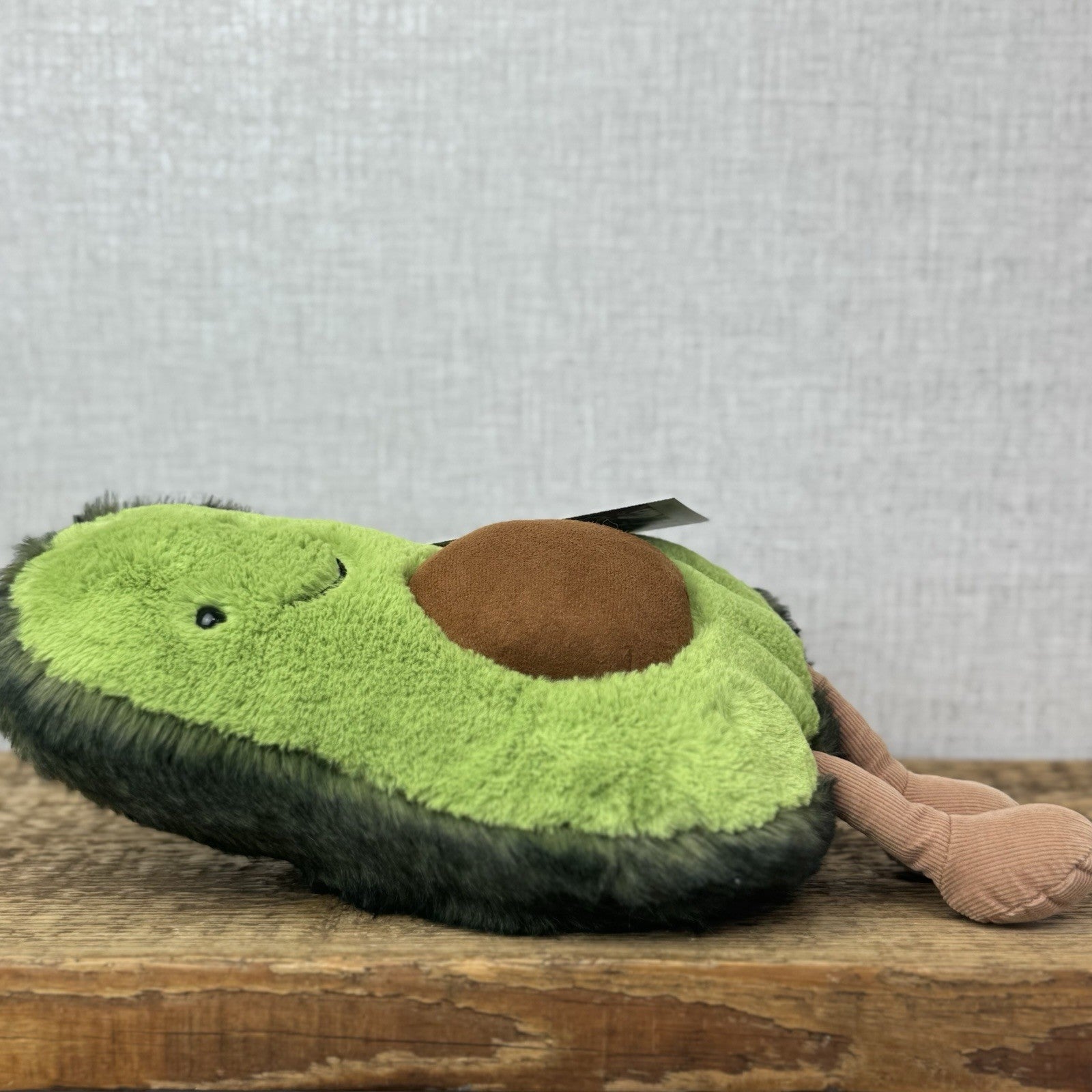 Jellycat Amuseable Avocado Medium - Soft Toy Food Play Green Fluffy Avocado 12”