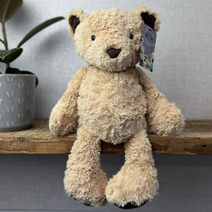 Jellycat Medium Oliver Bear - Old RARE Bear Original Oliver Bear Brown/Tan 16"