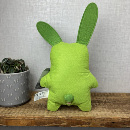 Fuggler Green Misfits Old Tooth Rabid Rabbit - Green Rabbit Fuggler Felt Bunny