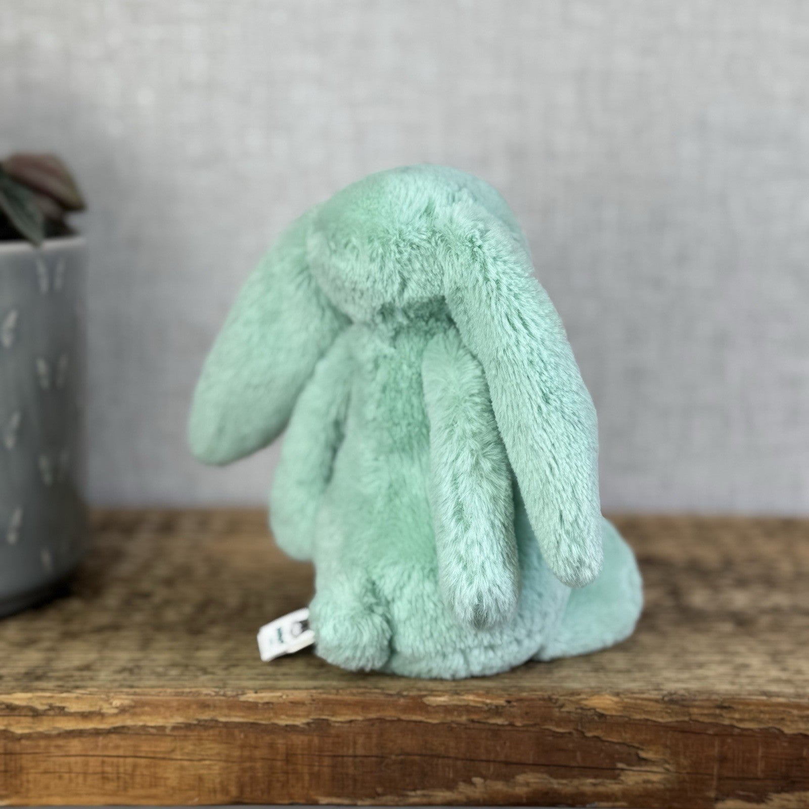 Jellycat Small Bashful Mint Bunny - Green Small Bashful Rabbit Rare, Retired 8"
