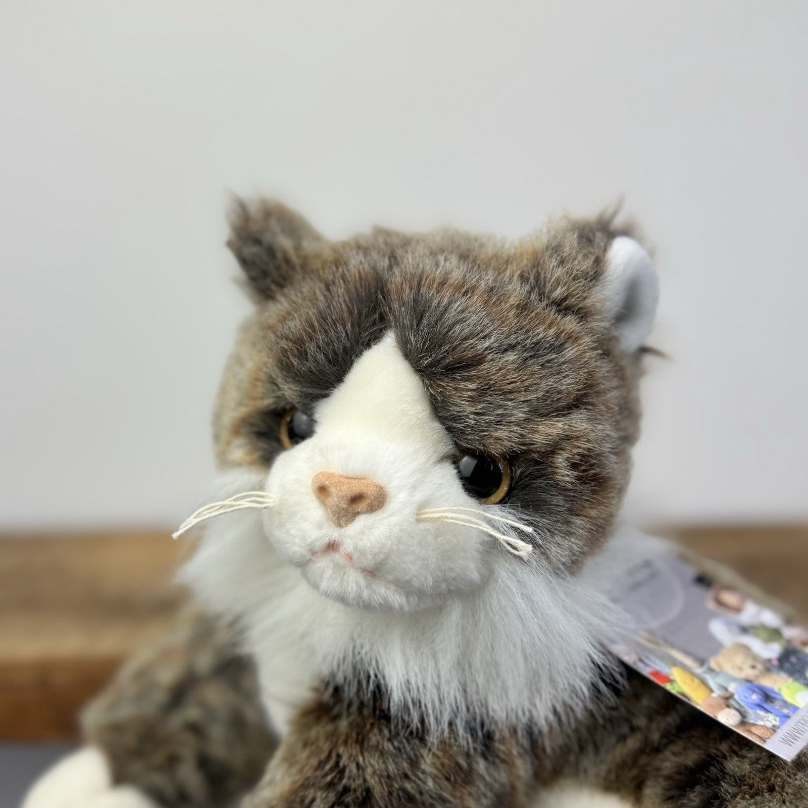 TY Classic Cat - O‘’malley The Cat Tortoise Brown/grey Mix Beanie Kitten Rare