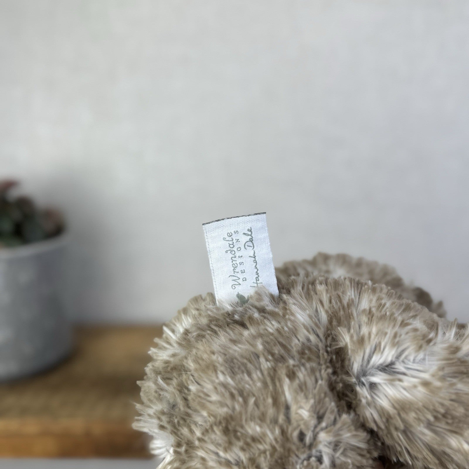 Wrendale Designs - Gentle Jack Beanie Donkey Grey Mix Plush Hannah Dale Soft Toy
