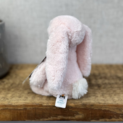 Jellycat Bashful Bunny Rattle Baby Pink- Baby Pink Small Rabbit Rattle Toy 8”