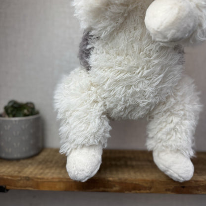 Jellycat Floofie Sheepdog - Large Shaggy Sheepdog Soft Toy Beanie Plush 19"
