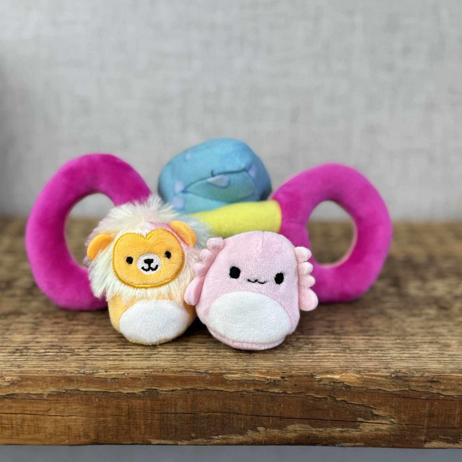 Squishmallow Squishville - Archie And Leonard Playset Lion And Axolotl Play Set