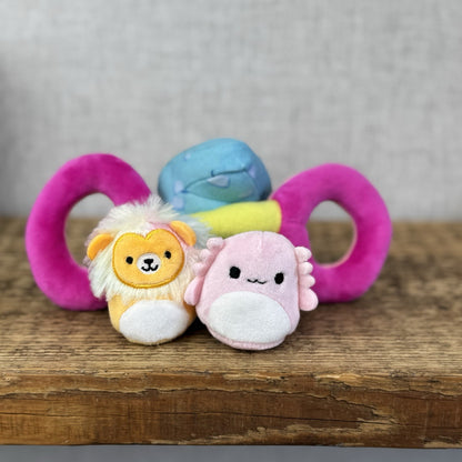 Squishmallow Squishville - Archie And Leonard Playset Lion And Axolotl Play Set