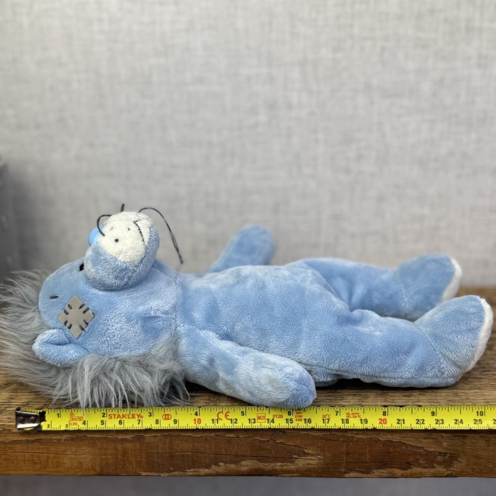 Blue Nose Friends Large Floppy Rocky Lion #15 11" Baby Blue Beanie Lion With Tag