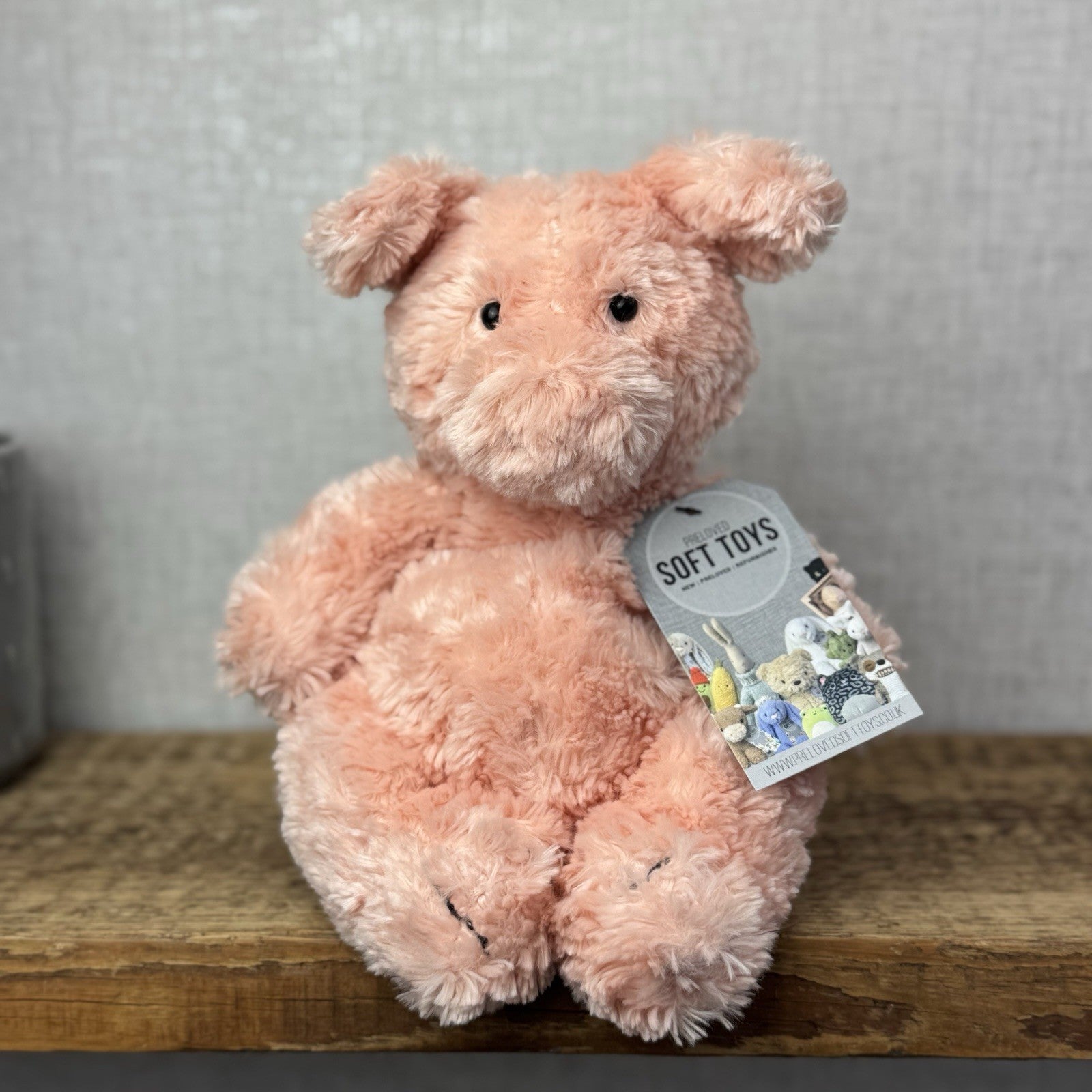 Jellycat Small Bartlesham Pig Teddy Pink Vintage Collectible Beanie Piglet 11”