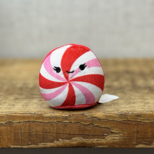 Squishmallow Squishville - Dulce Peppermint Candy Mini Christmas Plush Toy