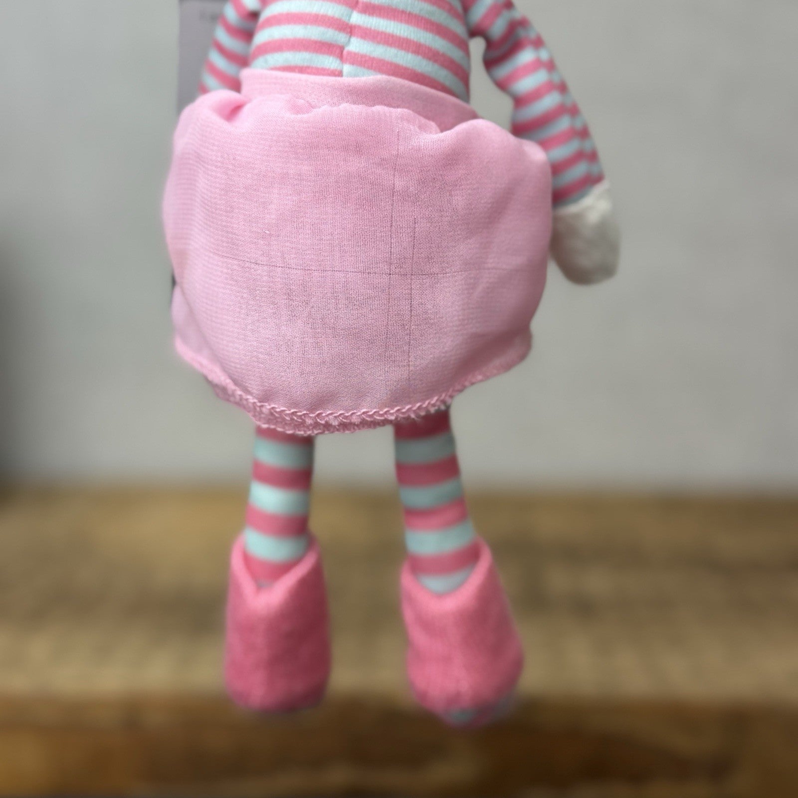 Jellycat Jazy Jiver Cream Bunny - Small Bunny Striped Ballerina Small Retired 8"