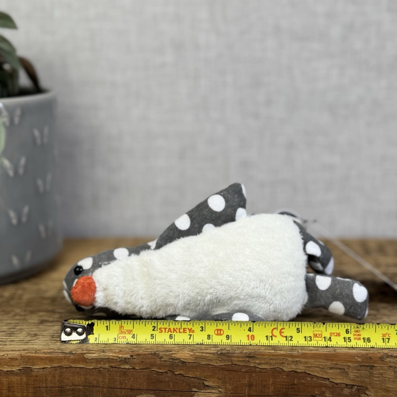 Jellycat Polka Dot Penguin - Miniature Cotton Spotty Penguin Plush Fluffy Belly