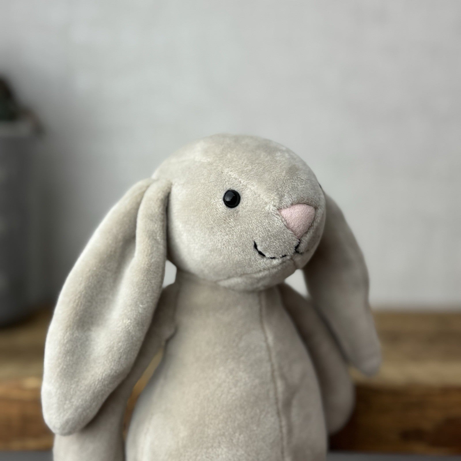 Jellycat My First Bunny - Baby Soft Beige Rabbit Toy Velour Beanie Beige 8” (#2)