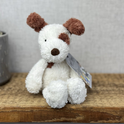 Jellycat Sweet Pea Puppy Dog - Small Retired Jellycat Puppy Soft Toy Rare 12"