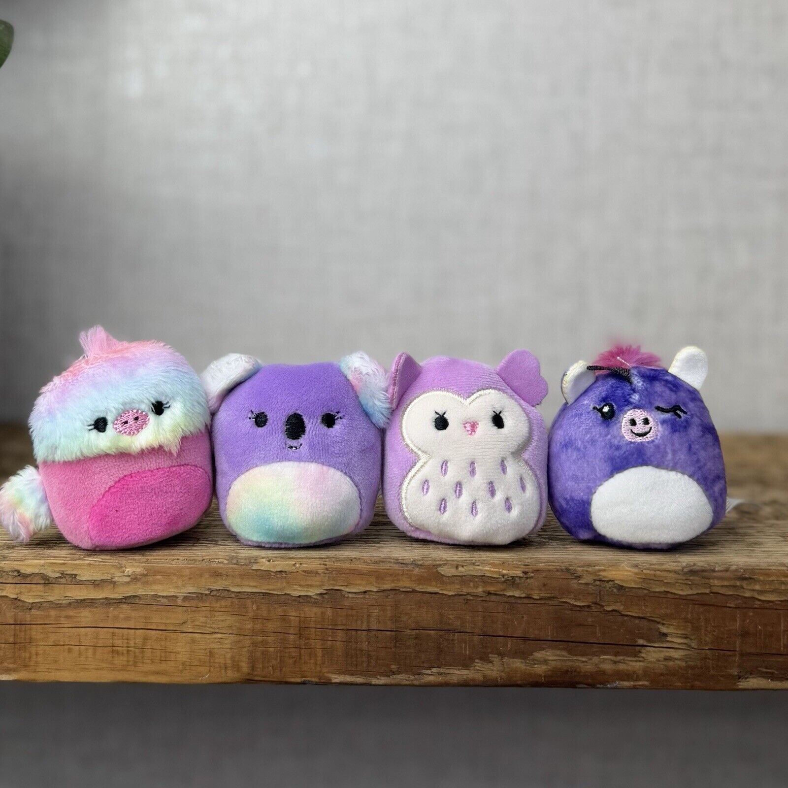 Squishmallow Squishville - Purple Mix - Renate, Abilene, Holly & Helena 2” Tiny