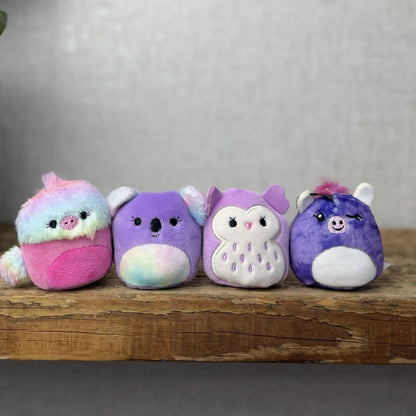 Squishmallow Squishville - Purple Mix - Renate, Abilene, Holly & Helena 2” Tiny