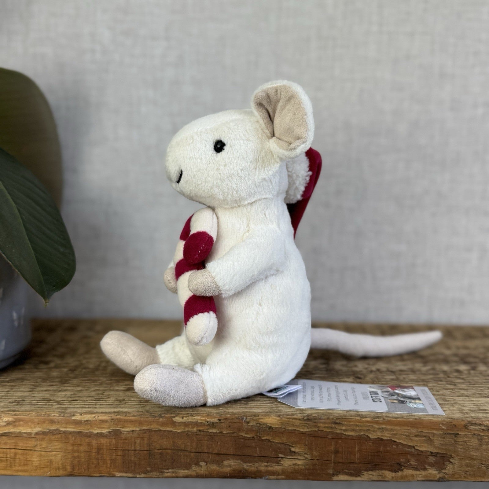 Jellycat Merry Mouse - Mouse With Candycane & Hat Retired