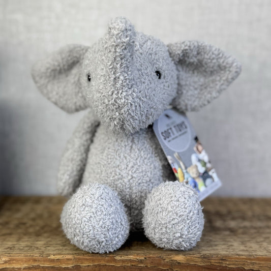 Jellycat Little Elly Elephant - Little Jellycat Grey Elephant Beanie Retired 10”