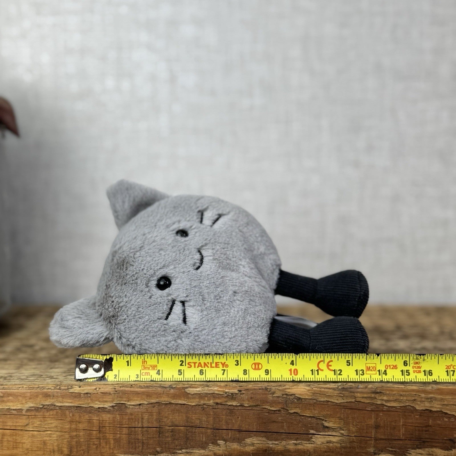 Jellycat Amuseabean Kitty - Small Beanie Kitten Cat Soft Toy Retired 5” (#2)