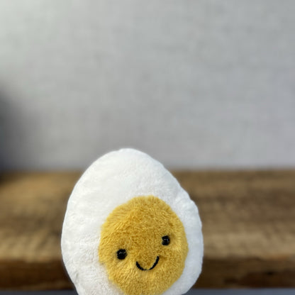 Jellycat Amuseable Happy Boiled Egg - Little Egg With Feet Soft Toy Beanie Plush