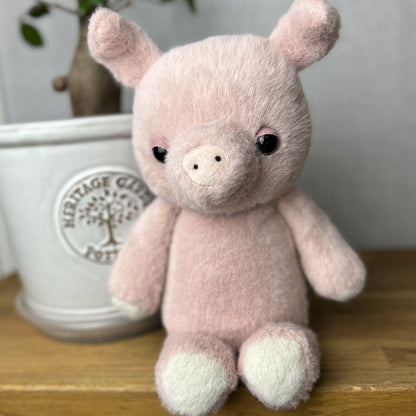 Jellycat Beepi Pig - Medium Fluffy Pig - Beepi Big Eyed Pig Jellycat Medium