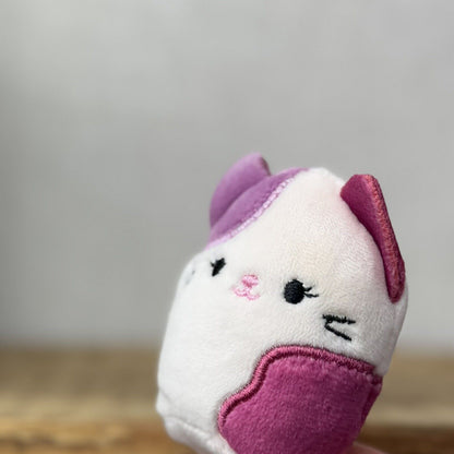 Squishmallow Squishville - Genevieve The Purple Cat - Purple Cat Tiny 2” Squish