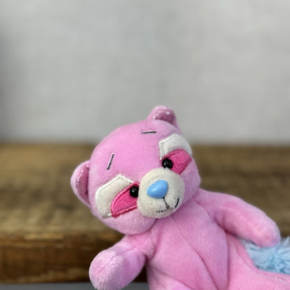 Blue Nose Friends - Rezi The Raccoon #2 - Pink Blue Nose Friend Rare Retired