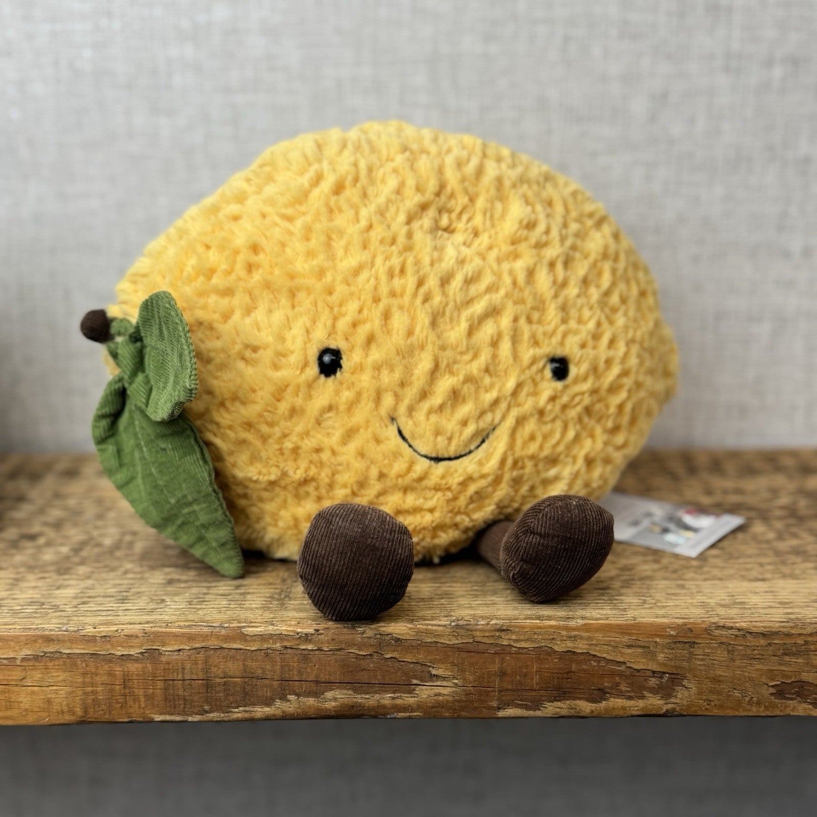 Jellycat Amuseable Lemon - Large Lemon With Legs - Food Play Soft Toy 8"