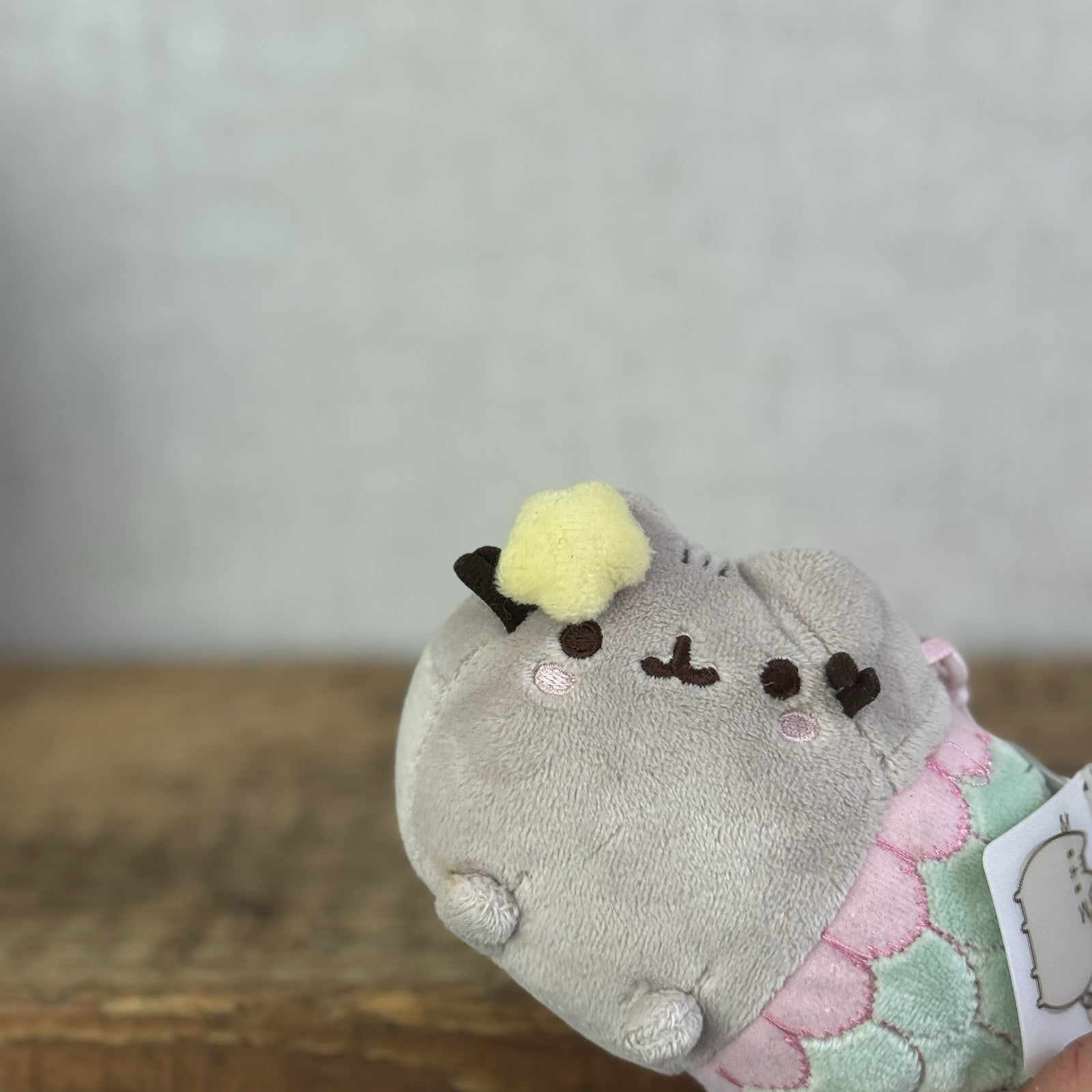 Gund Pusheen Cat - Mercat Mini Plush Bag Charm Clip Collectible With Tag 5"