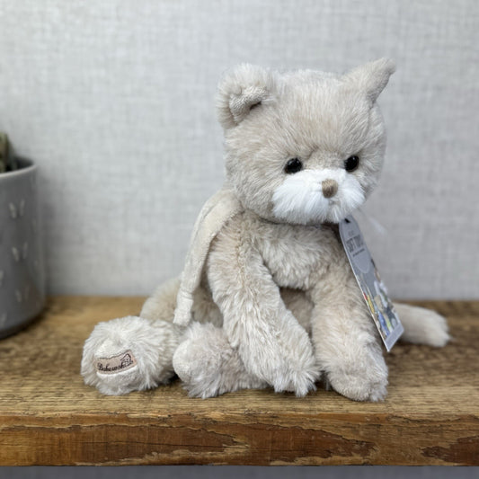 Bukowski - Barbara Bukowski Little Catty - Beige Floppy Beanie Kitten Cat Plush