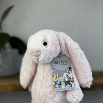 Jellycat Medium Bashful Baby Pink Bunny - Baby Pink Little Jellycat Rabbit 12”