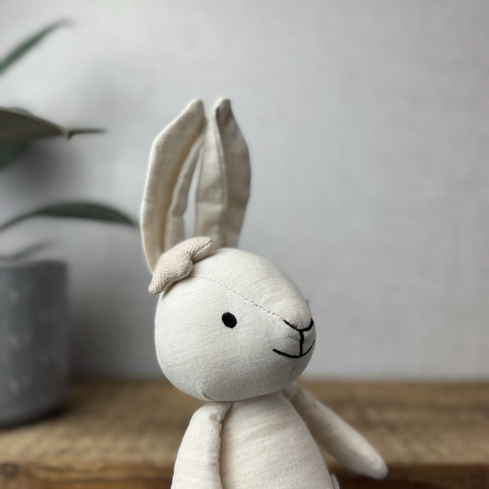 Jellycat Cream MerBunny - Mermaid Bunny Linen Beanie Plush Medium Soft Toy 12"