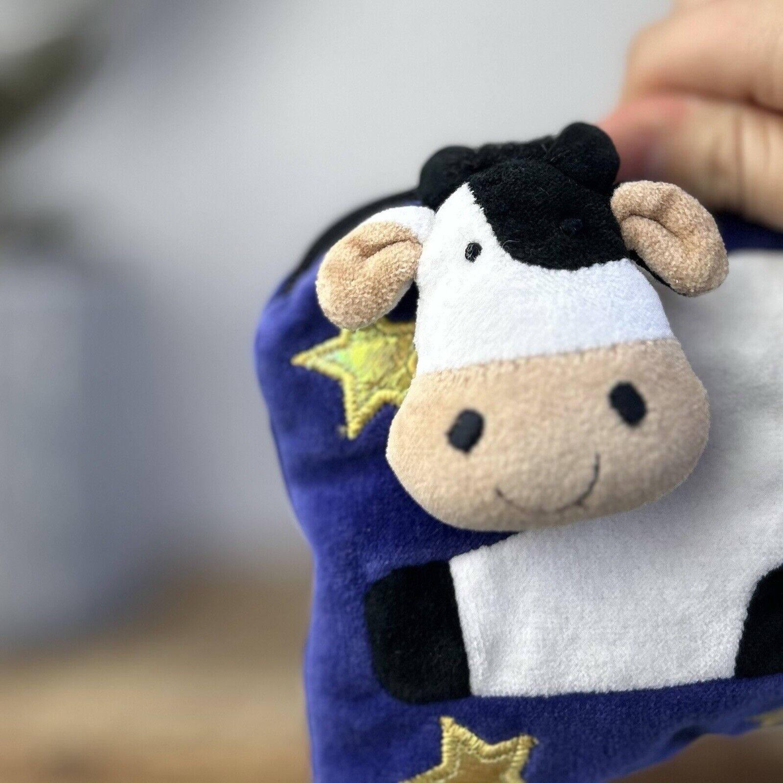 Jellycat Cow Jumped Over The Moon Purse - Jellycat Cow Purse - Small Zip Pouch