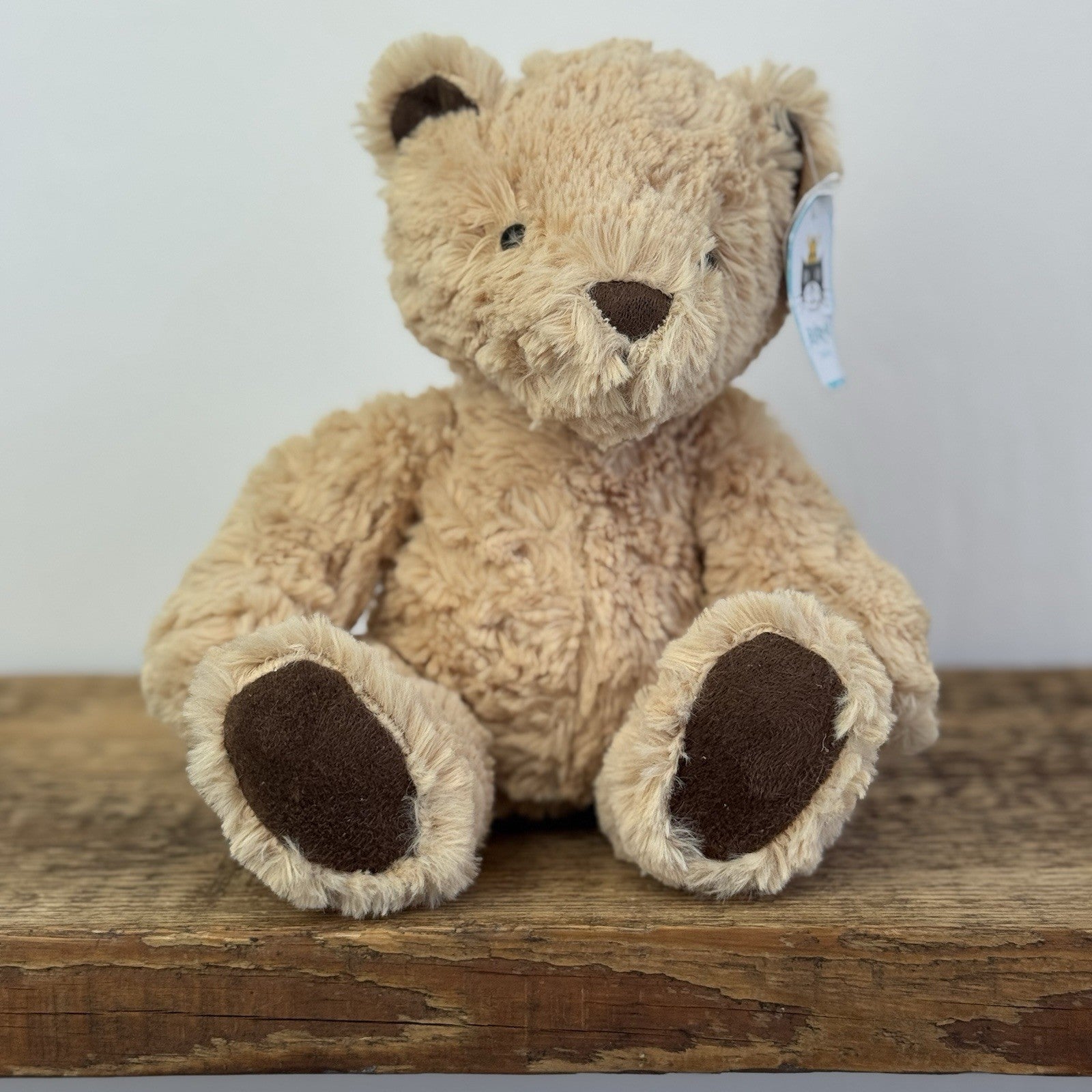 Jellycat Small Edward Bear - With Tags Retired Small Golden Traditional Bear 9"