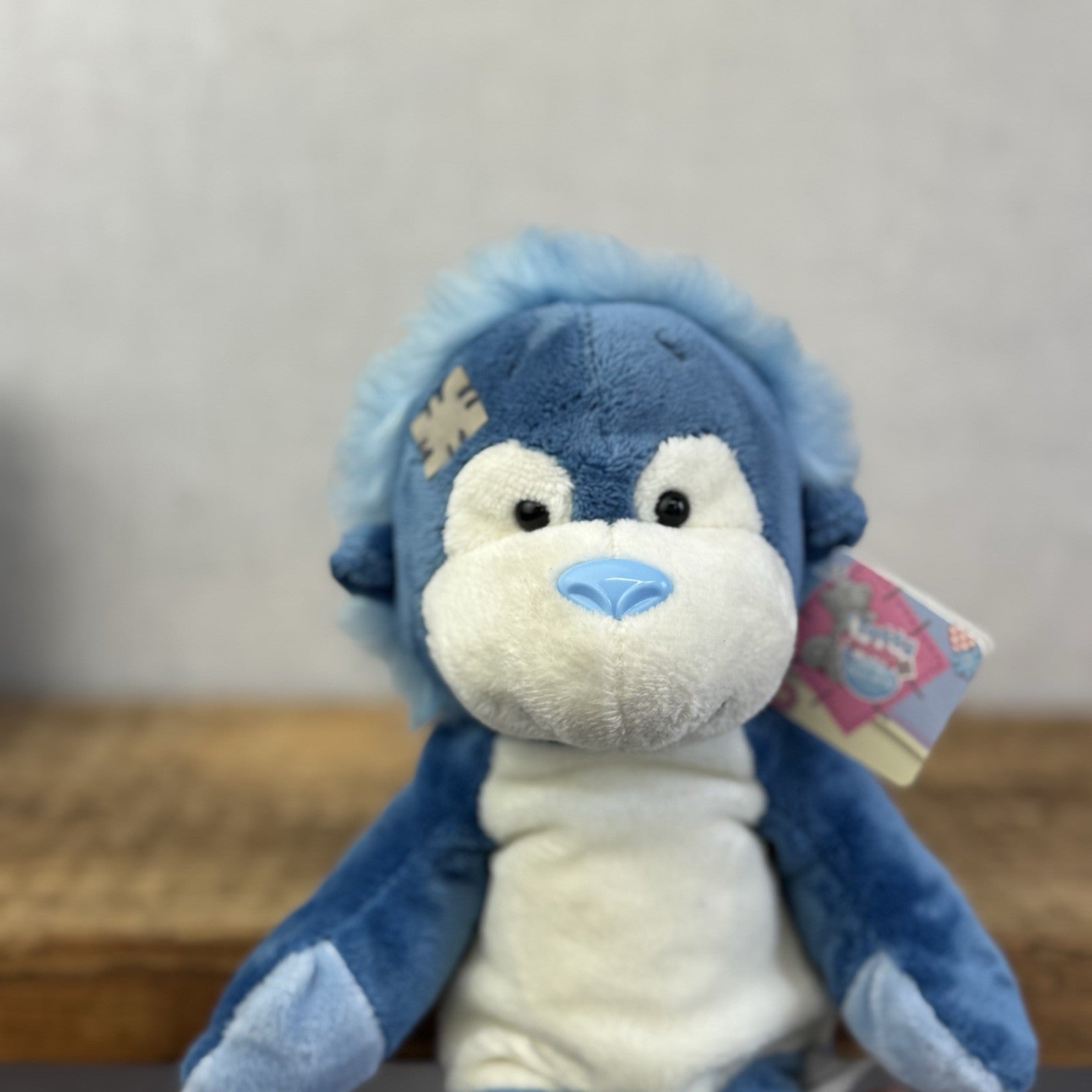 Blue Nose Friends Jungle Monkey- Floppy Blue Monkey New With Tags Retired Plush