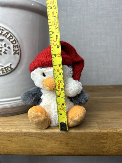 Jellycat Baby Poppet Penguin - Baby Poppet - Tiny Size 4” Little Penguin Hat
