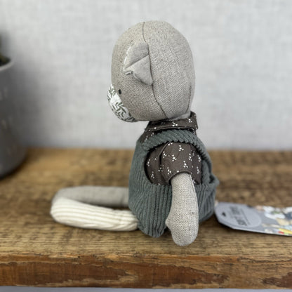 Mamas & Papas X Laura Ashley Bear - Scandinavian Baby Boy Bear Green Leaves Rare