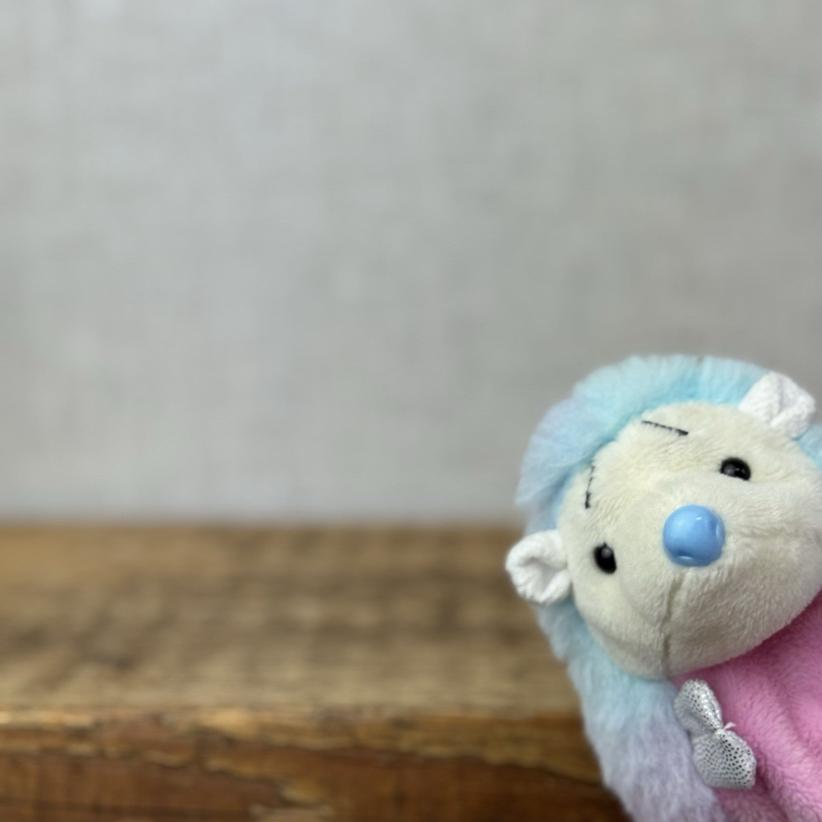 Blue Nose Friends - Konker #14 Hedgehog - Rainbow Sparkle Edition Plush NWOT