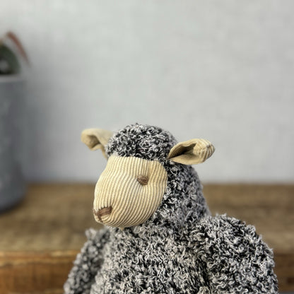 Russ Rolling Meadows - Chester Woolly Sheep Beanie Plush New Tags Grey Sheep 8"