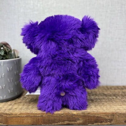Fuggler Grumpy Grumps - Purple Fluffy Fuggler Button Eyes Funny Ugly Monster