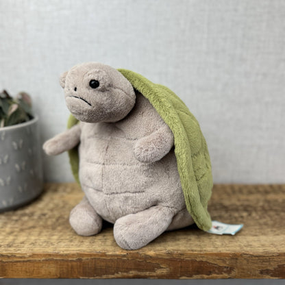 Jellycat Timmy Turtle - Grumpy Turtle Soft Toy (With Tags) Beanie Turtle 12"