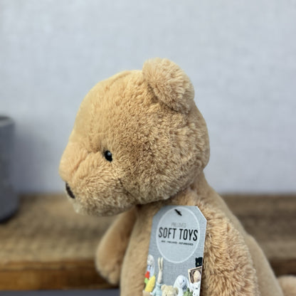 Jellycat Medium Puffles Bear - Soft Light Beige Super Soft Bear Retired 12" (#2)