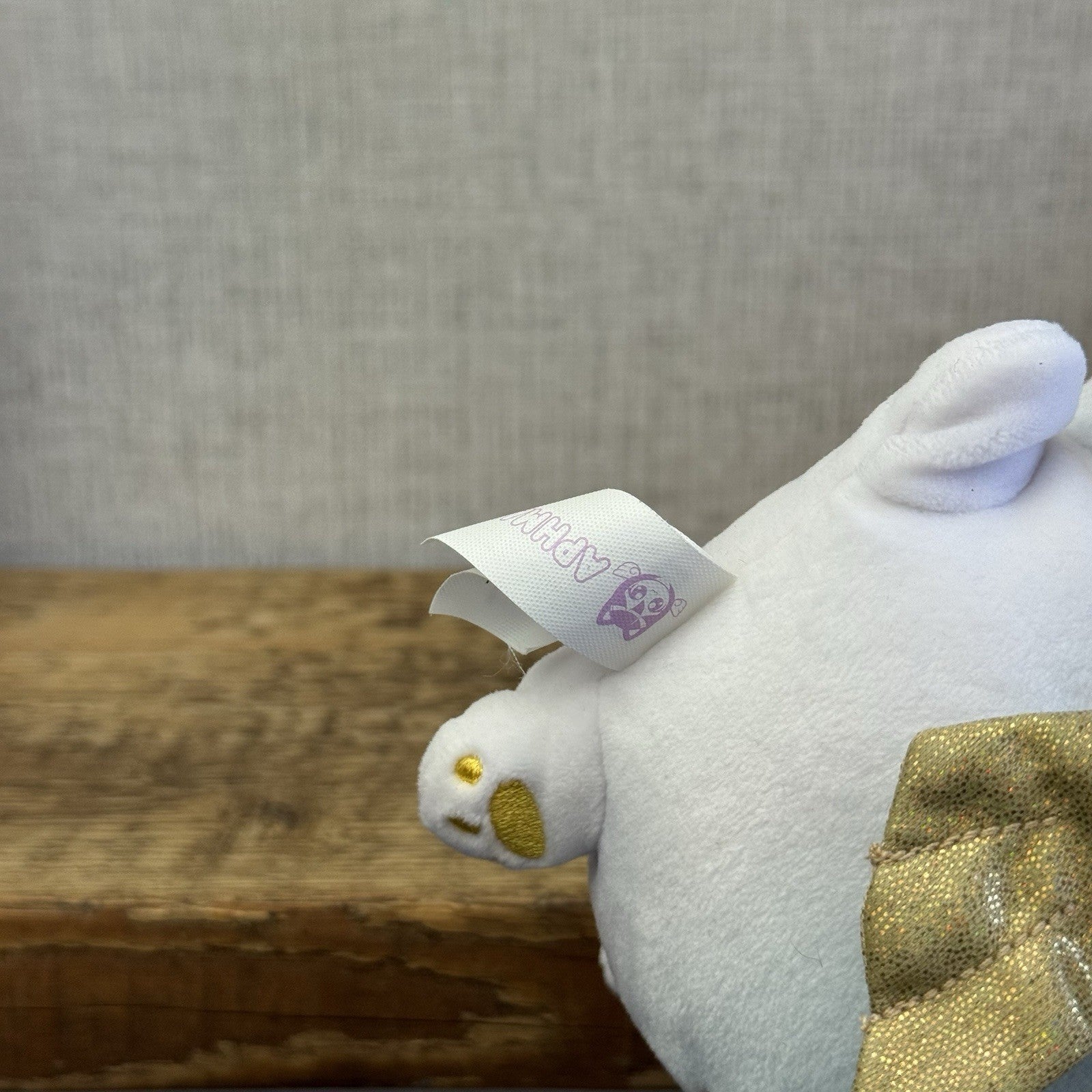 Aphmau MeeMeows -Mystery Cat Series 2 - Angel Cat Gold/White Plush Kitten 5"