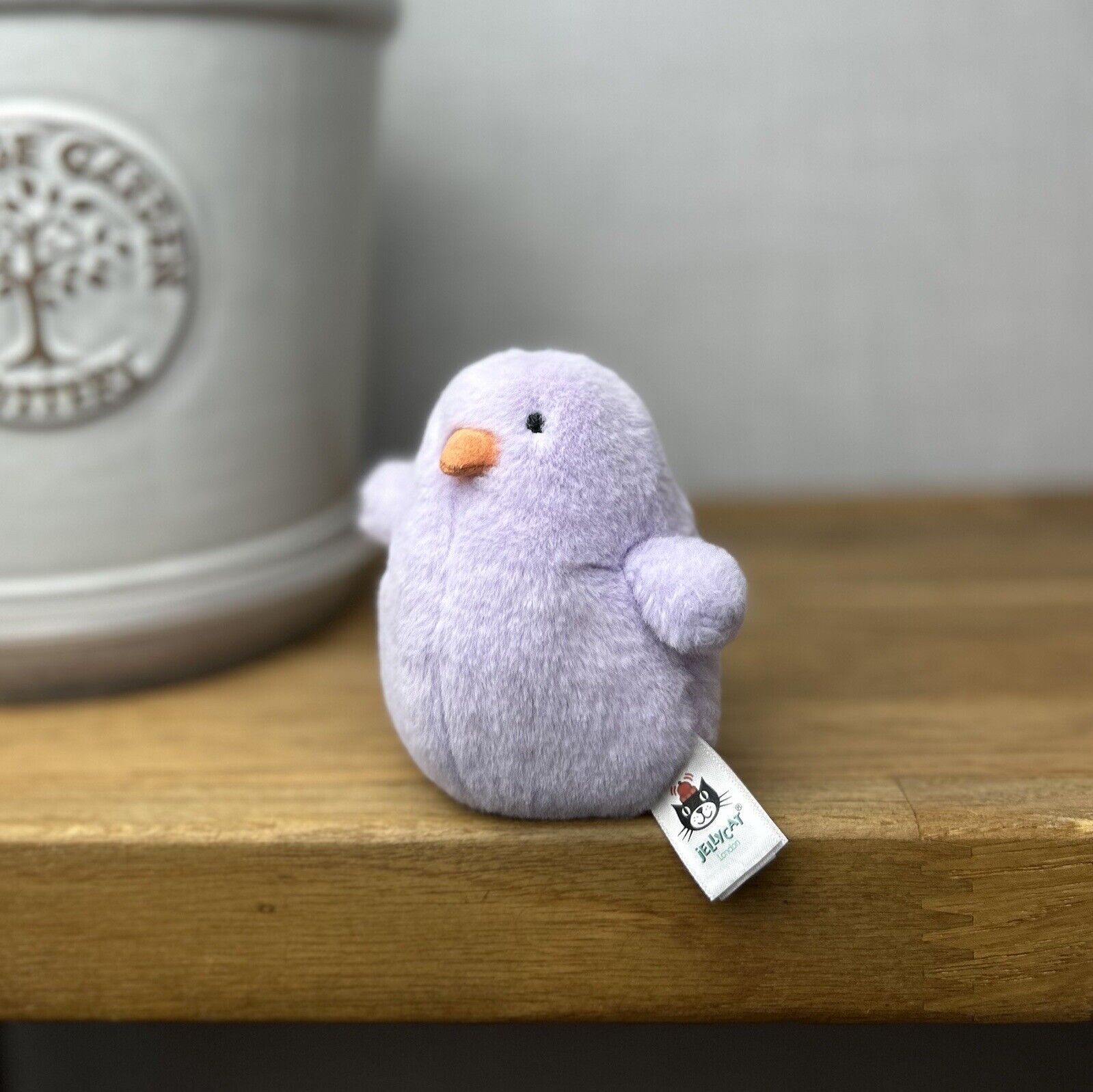 Jellycat Chicky Cheeper Violet - Small Chick - Fluffy Tiny Chick Purple - Lilac