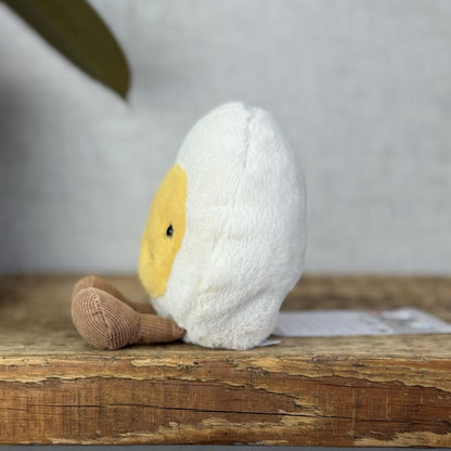 Jellycat Amuseable Happy Boiled Egg - Little Egg With Feet Soft Toy Beanie (#1)