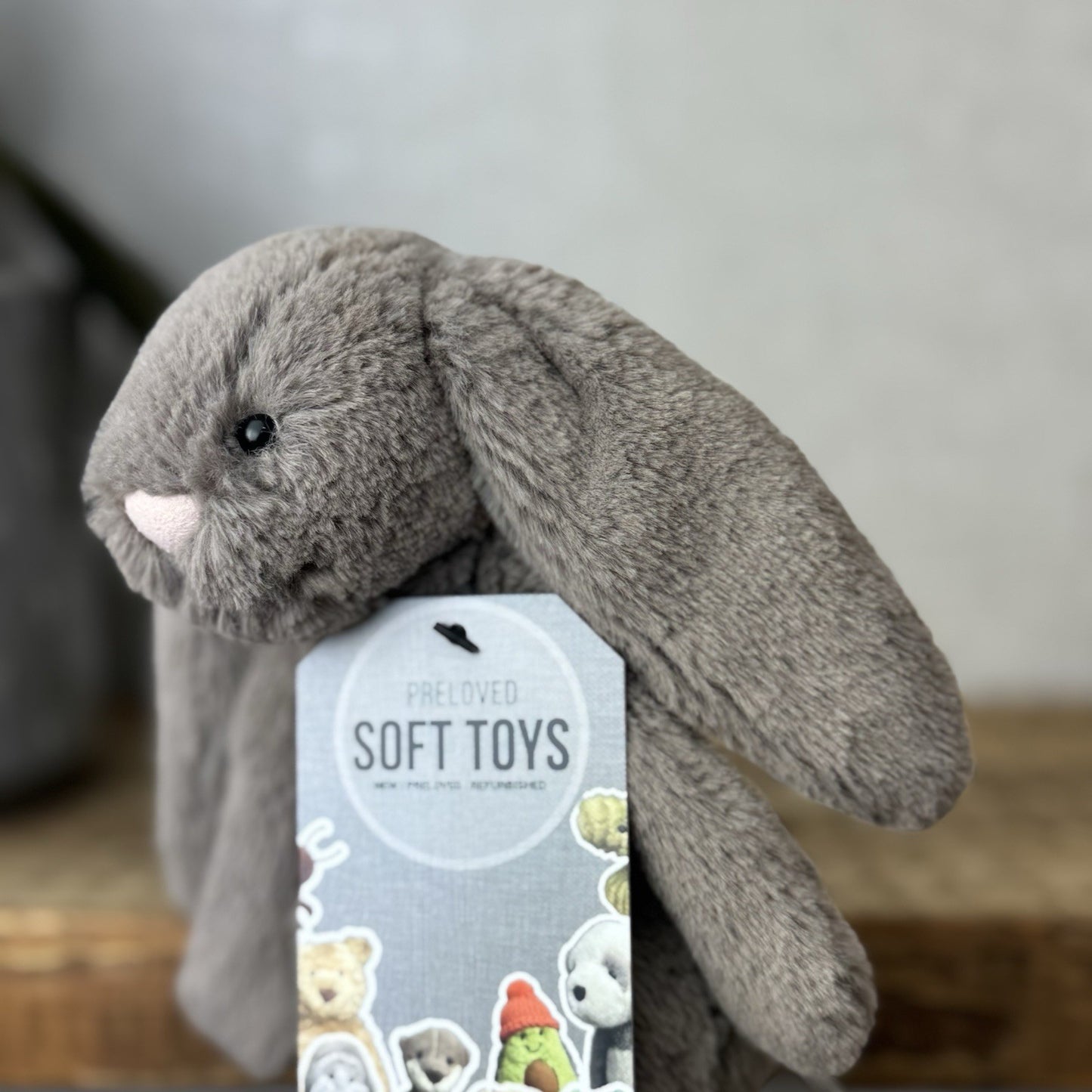 Jellycat Small Bashful Truffle Brown Bunny Rabbit Plush Soft Toy 8”