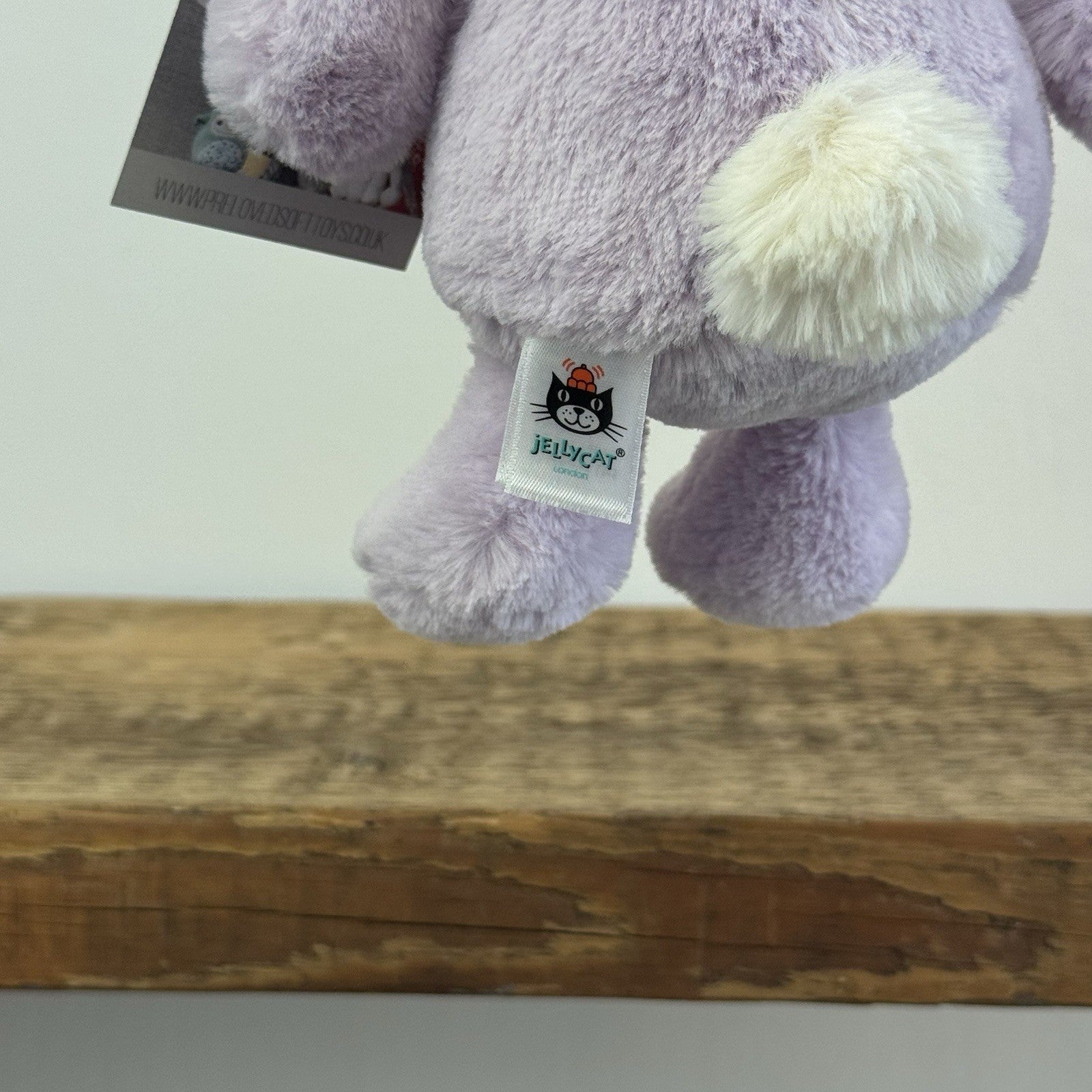 Jellycat Small Bashful Lilac Bunny - Small Light Purple Bunny Beanie Retired 8”
