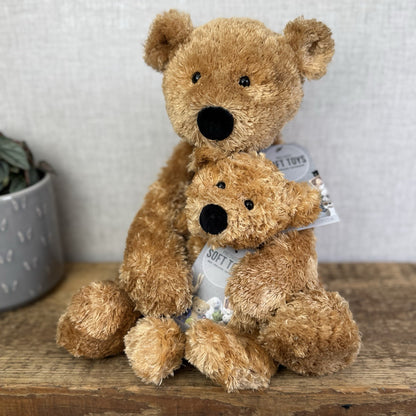 Jellycat Large Tumbler Bear - Large Scruffy Cute Bear Soft Toy Plush Vintage 16”