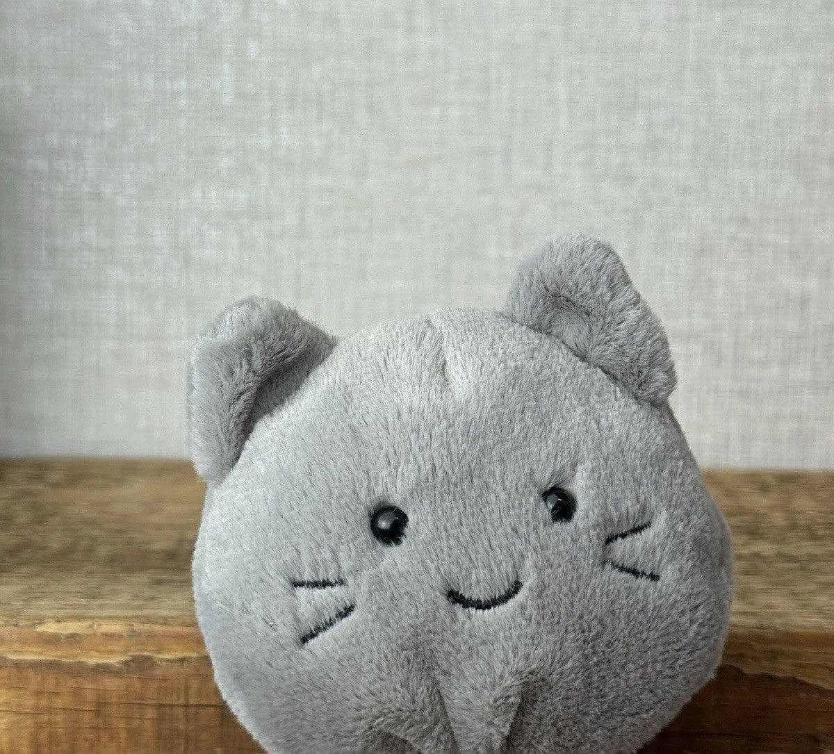 Jellycat Amuseabean Kitty - Small Grey Beanie Kitten Cat Soft Toy Retired 5”
