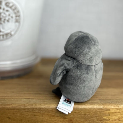 Jellycat Minikin Penguin - Tiny Penguin 4” Jellycat Small Velour Penguin Beanie