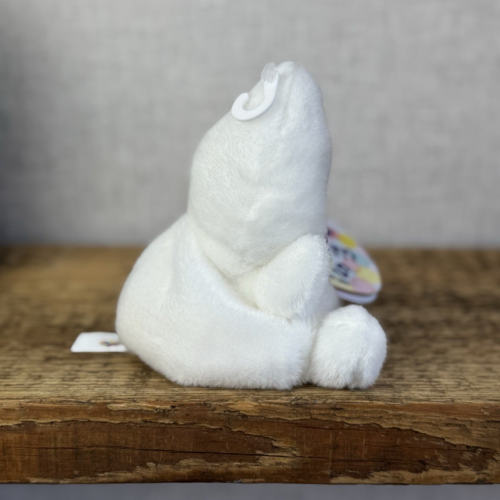 Aurora - Palm Pals Mini Beanbag Plush - Boo Ghost Mini White Halloween Plush 5”
